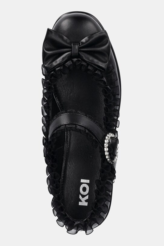 Koi Footwear pantofi cu toc negru ND682