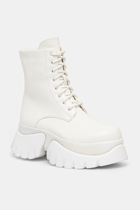 Čizme Koi Footwear na patentni zatvarač bijela RANCOR