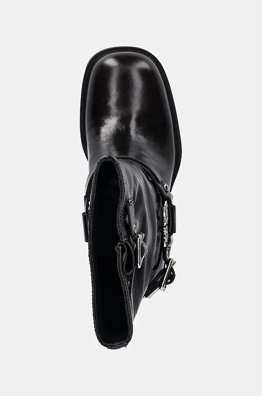 Pinko botki skórzane Alys czarny SD0155.P056.Z99