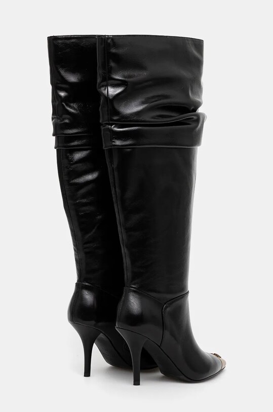 Încălțăminte Pinko ghete de piele Lucy SD0179.P043.Z99 negru