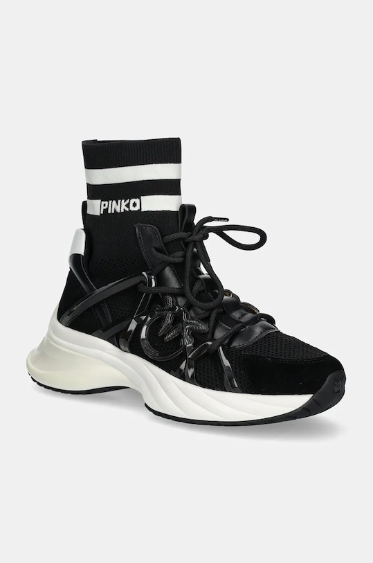 Pinko sneakersy Ariel tekstylny czarny SS0033.T016.Z99