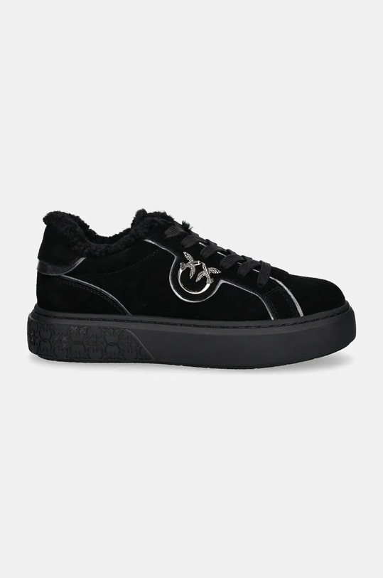 Pinko velúr sportcipő Yoko SS0003.P055.Z99 fekete AW24