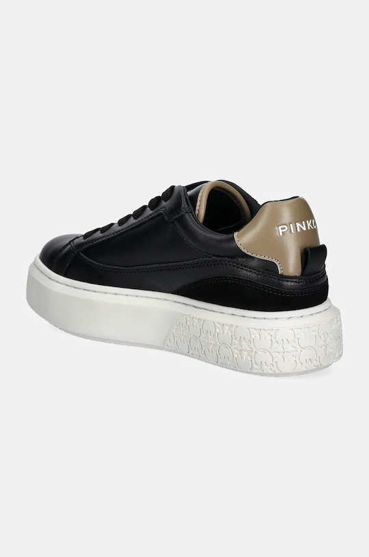 Obuwie Pinko sneakersy skórzane Yoko SS0039.P001.ZM3 czarny