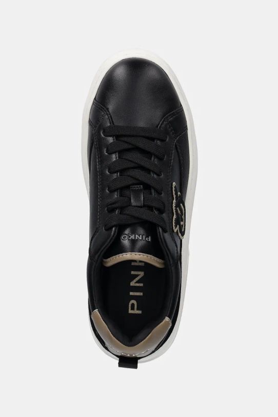 Pinko sneakers din piele Yoko negru SS0039.P001.ZM3