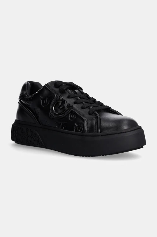 Pinko sneakersy Yoko imitacja skóry licowej czarny SS0041.P048.Z99