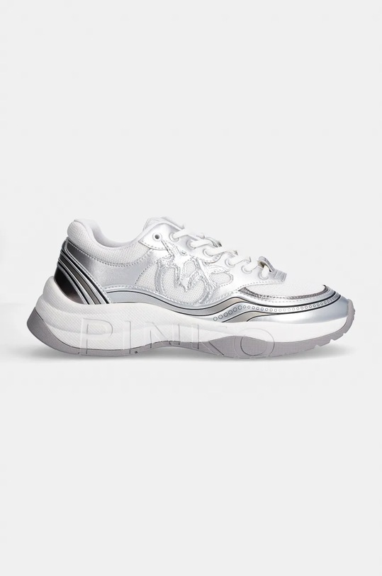 Pinko sneakersy Glamm SS0057.E014.ZZF srebrny AW24