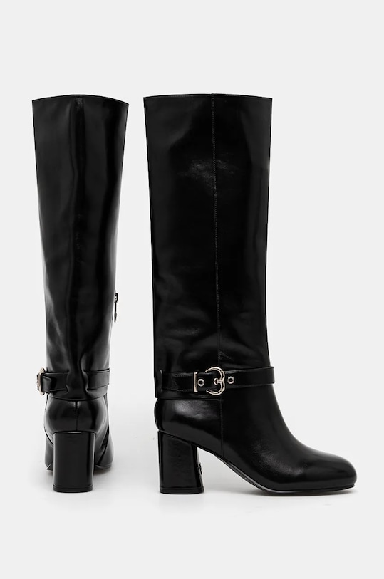 Шкіряні чоботи Pinko Cindy чорний SD0129.P043.Z99