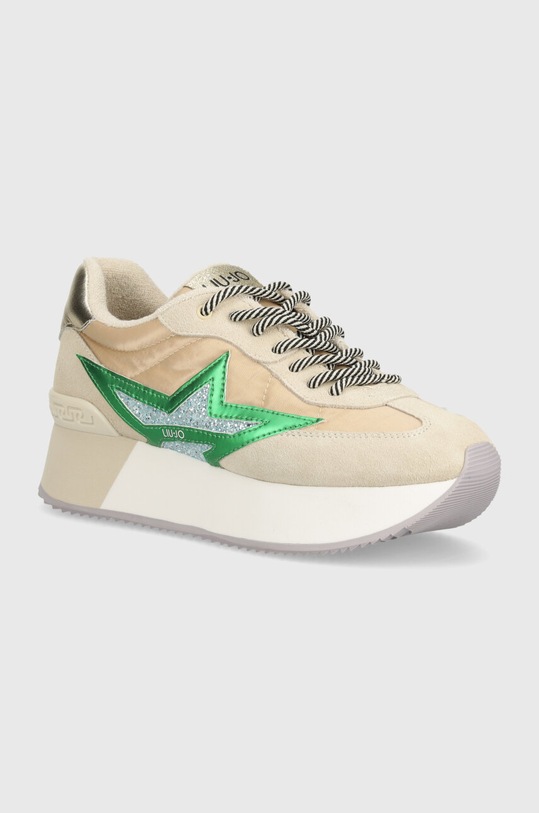Liu Jo sneakersy DREAMY 03 tekstylny beżowy BF4039PX078S3418