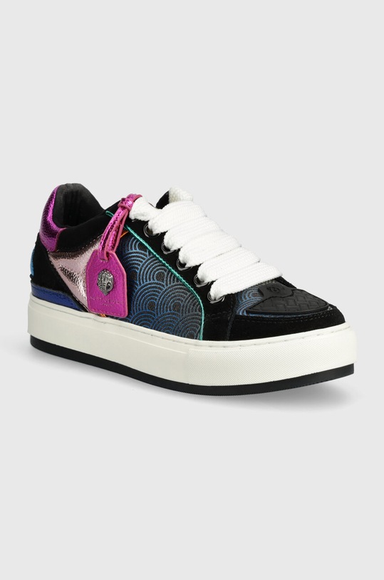 Кросівки Kurt Geiger London Southbank Tag лицьова шкіра чорний 493309109.BLKOTHER