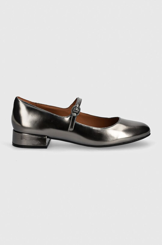 Kurt Geiger London balerini de piele Regent Low Mary Jane 1292664109.GUNMETAL argintiu AW24