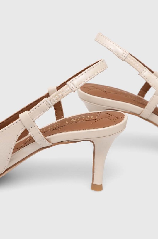 Кожаные туфли Kurt Geiger London Belgravia Bow Sling бежевый 621744109.BONECOMB