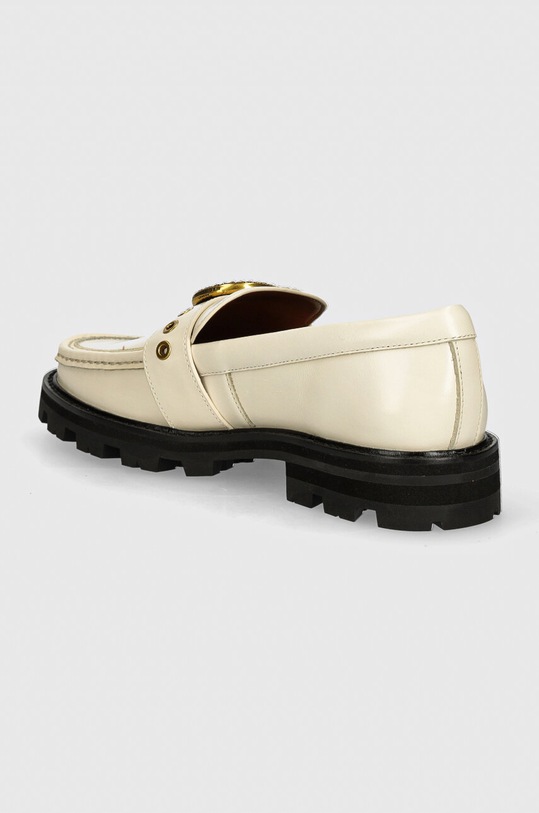 Obutev Usnjeni mokasini Kurt Geiger London Mayfair Chunky Loafer 573010109.WHITE bež