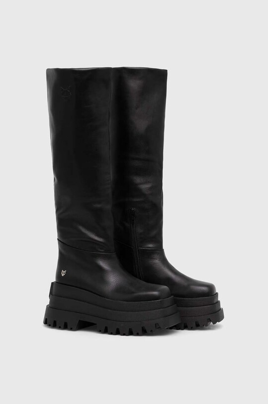 Кожаные сапоги Naked Wolfe Sasha Sasha.Black чёрный AW24