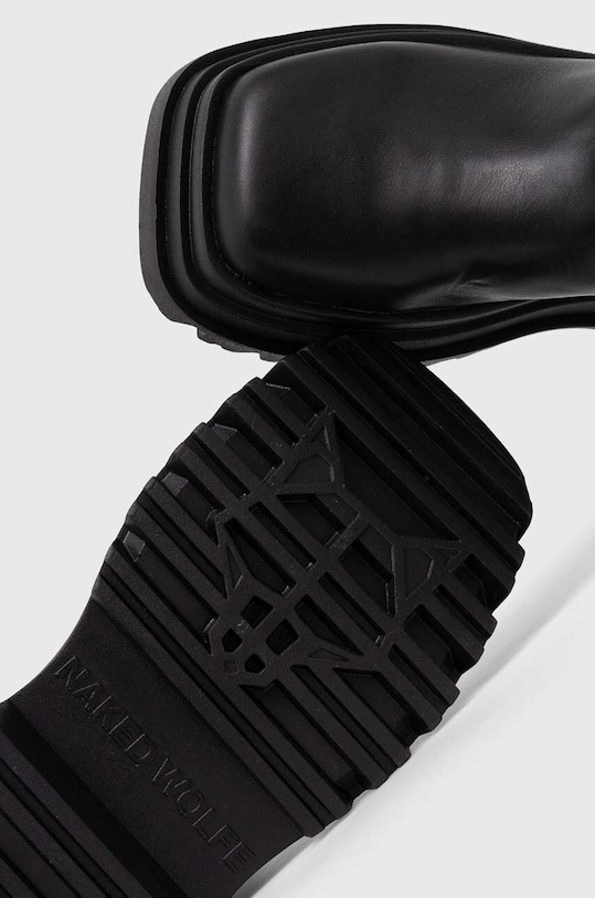 Naked Wolfe kozaki skórzane Sasha czarny Sasha.Black