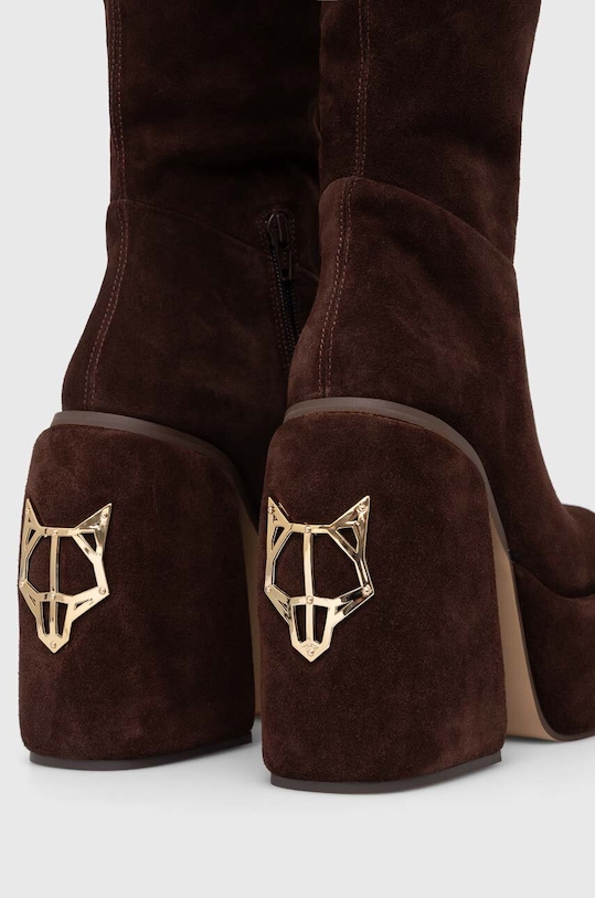 Încălțăminte Naked Wolfe cizme din piele intoarsa Space.Cow.Suede.Brown maro