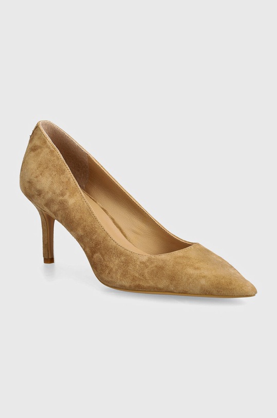 Замшеві туфлі Lauren Ralph Lauren Lanette 5-8 см бежевий 802709652022