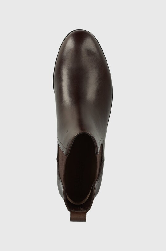 Lauren Ralph Lauren ghete chelsea de piele Brylee maro 802908354004.200