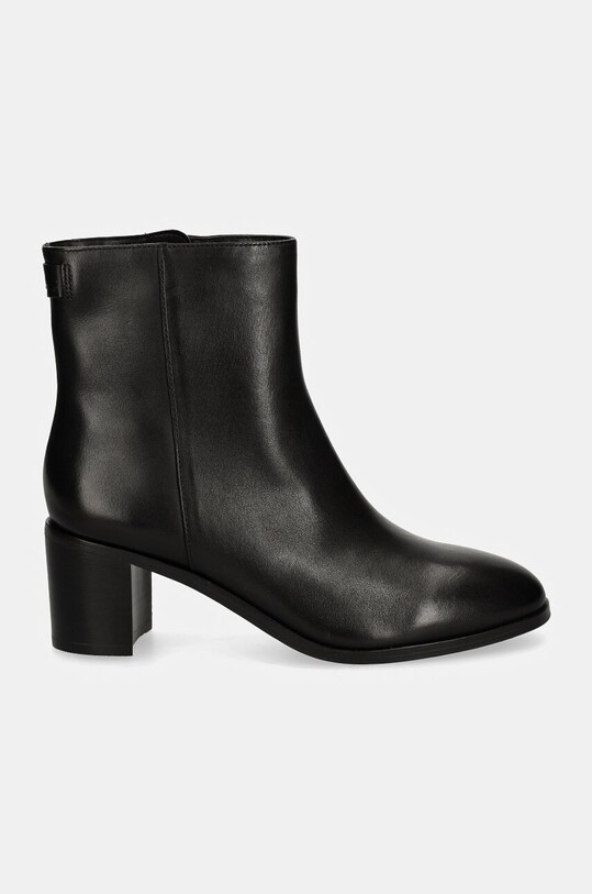 Kožené kotníkové boty Lauren Ralph Lauren Cassie 802937813001.001 černá AW24