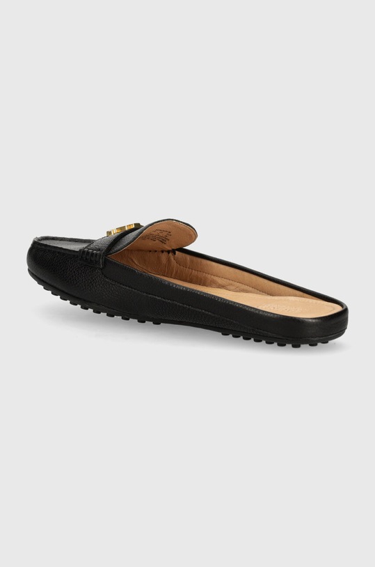 Obuv Kožené šľapky Lauren Ralph Lauren Barnsbury 802937814001.001 čierna