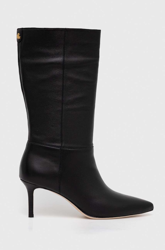 Lauren Ralph Lauren ghete de piele Leannah 802942516001.001 negru AW25