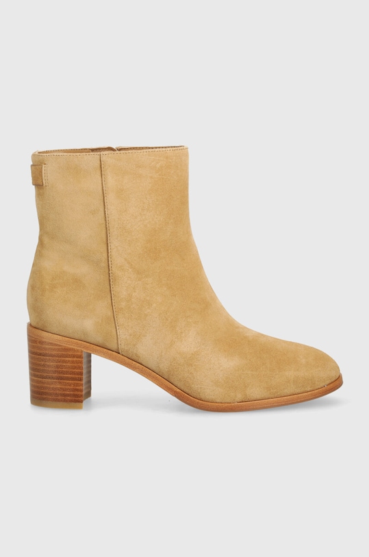 Замшеві черевики Lauren Ralph Lauren Cassie 802942518001.260 бежевий AW24