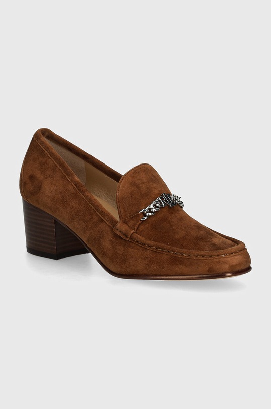 Γοβάκια σουέτ Lauren Ralph Lauren Winslet 5-8 cm καφέ 802942574005.200
