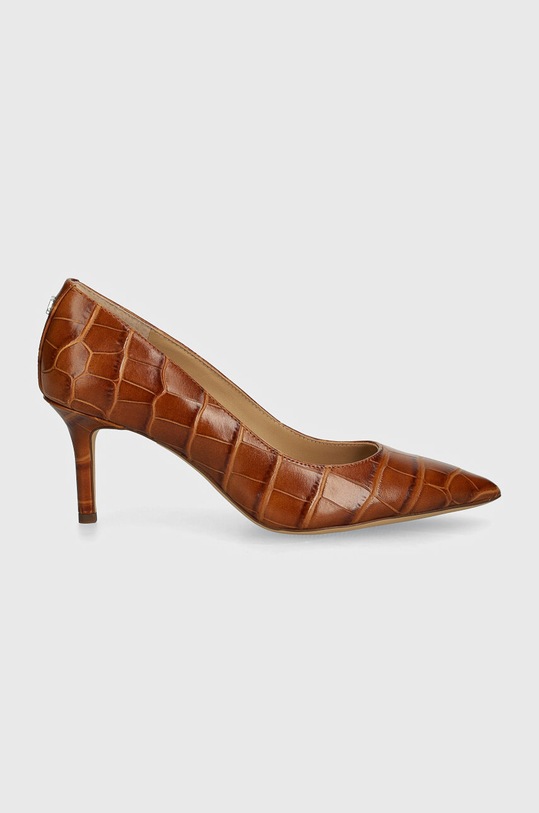 Kožené lodičky Lauren Ralph Lauren Lanette 802942578001.200 hnědá AW24