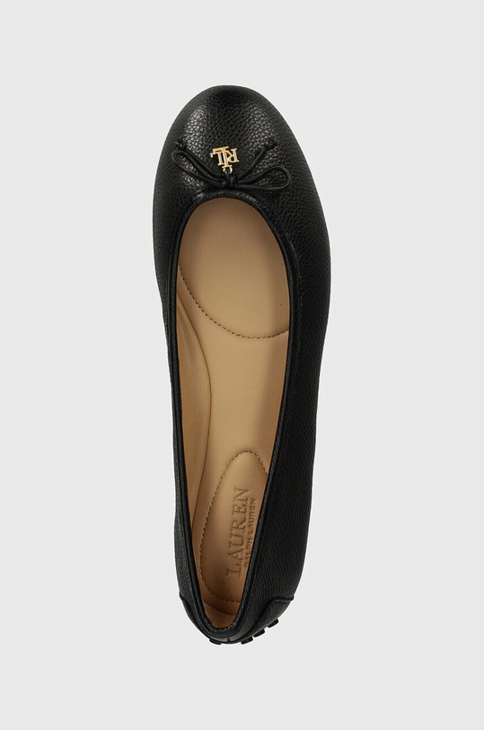 Lauren Ralph Lauren ballerine in pelle Jayna Driver nero 802942766001.001