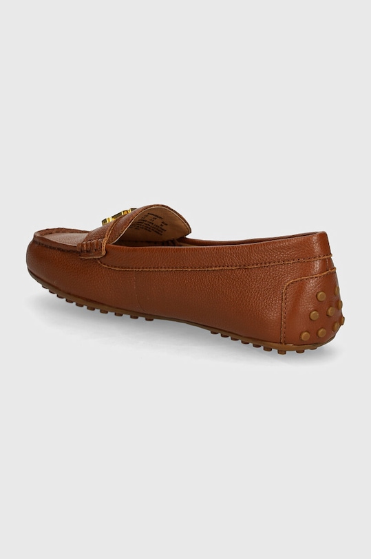 Încălțăminte Lauren Ralph Lauren mocasini de piele Barnsbury 802942768002.200 maro