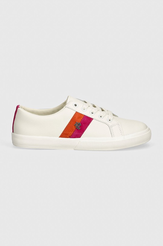 Kožené tenisky Lauren Ralph Lauren Janson II 802942783001.100 bílá AW24