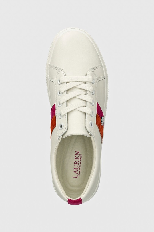Kožené tenisky Lauren Ralph Lauren Janson II bílá 802942783001.100