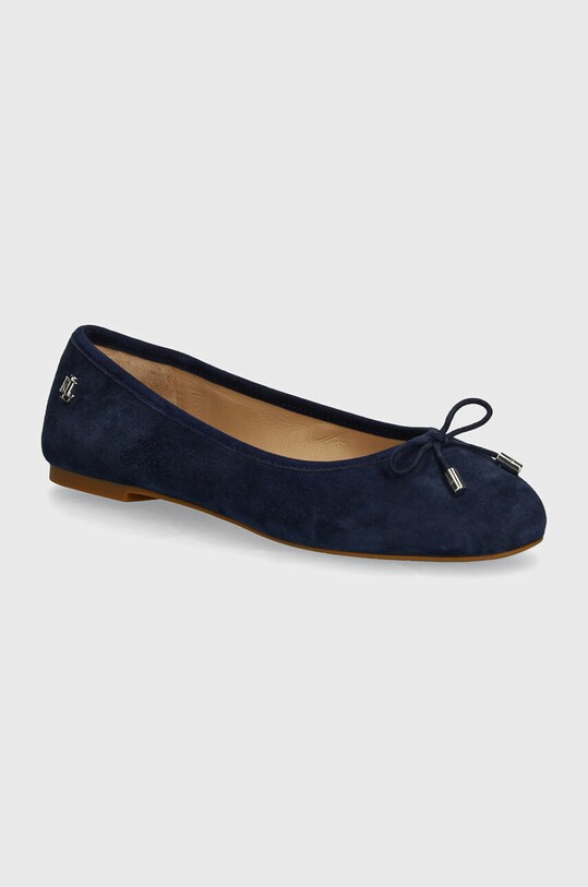 Lauren Ralph Lauren balerini din piele intoarsa Jayna bleumarin 802943066003.410