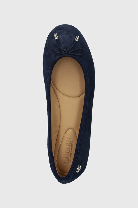 Semišové baleríny Lauren Ralph Lauren Jayna tmavomodrá 802943066003.410