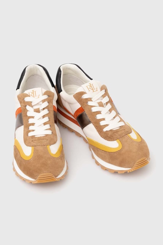 Tenisky Lauren Ralph Lauren Dani hnědá 802943463001.100