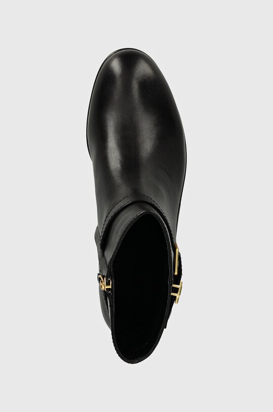 Lauren Ralph Lauren cizme de piele Brooke negru 802946807001.001