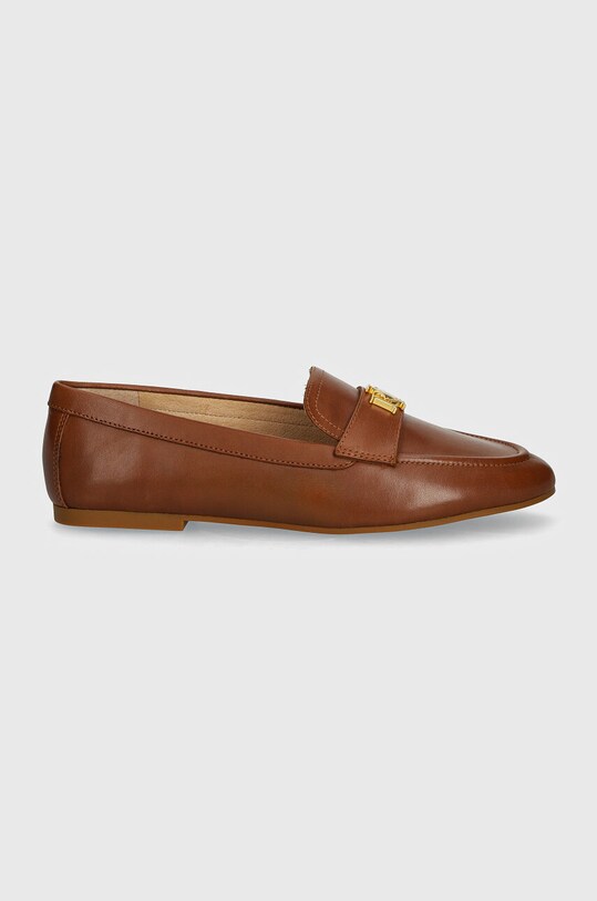Шкіряні мокасини Lauren Ralph Lauren Averi III 802946808002.270 коричневий AW24