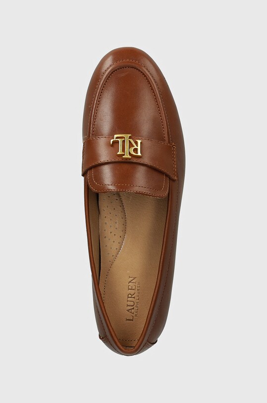 Lauren Ralph Lauren mocasini de piele Averi III maro 802946808002.270