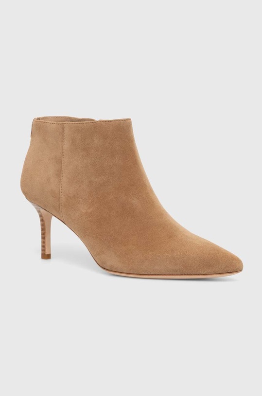 Σουέτ μπότες Lauren Ralph Lauren Lizie στιλέτο μπεζ 802942513001.260