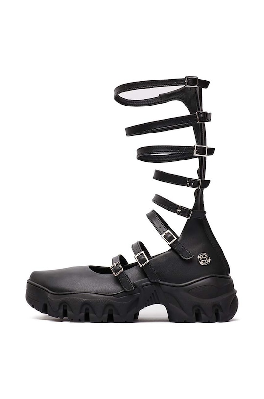 Rombaut baleriny BOCCACCIO II MJ HIGH syntetyczny czarny W23.B.034