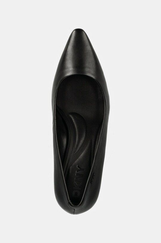 Dkny stilettos de piele Charlie negru K3496787.BLK