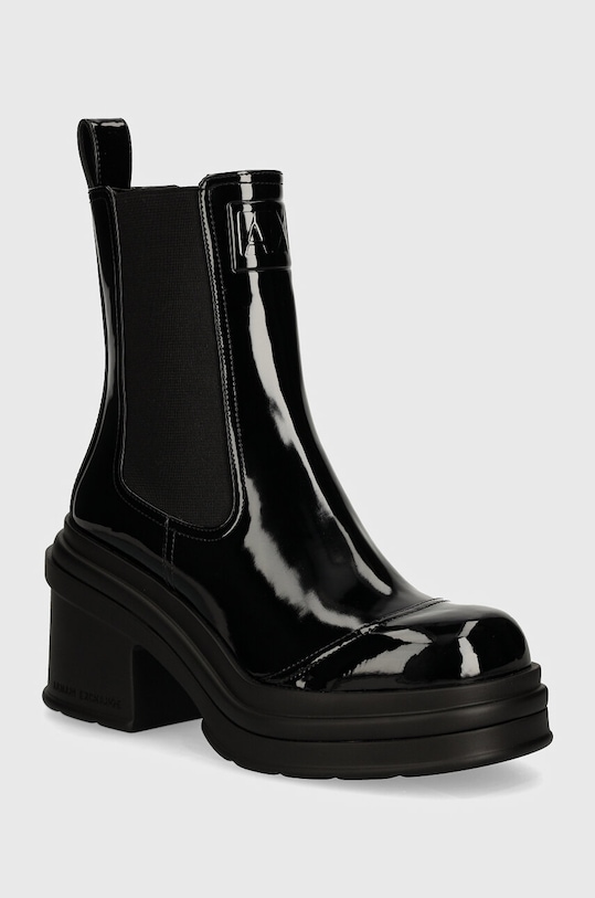 Gležnjače Armani Exchange bez kopčanja crna XDN035.XV879.00002