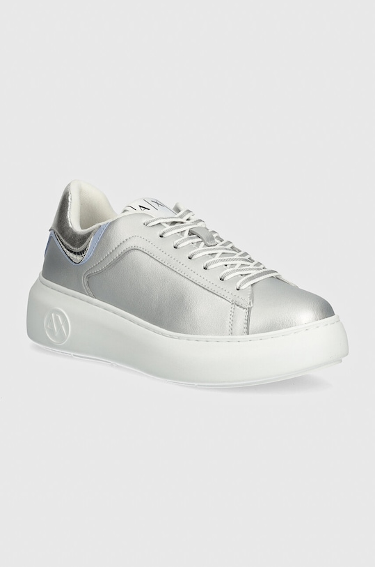 Armani Exchange sneakers platformă argintiu XDX108.XV892.U279
