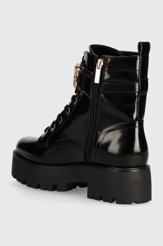 Încălțăminte Guess botine VAIRES FLTSOM.PAT10.BLACK negru