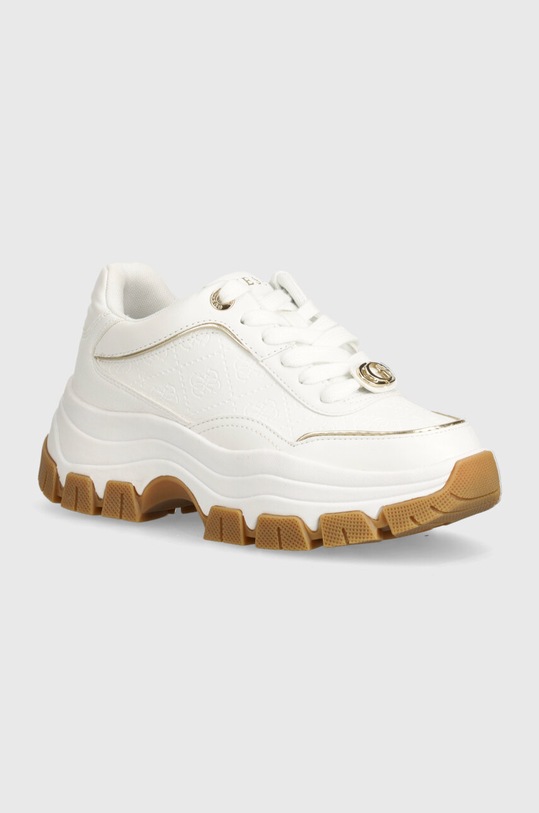 Αθλητικά Guess BERRETT συνθετικό λευκό FLTBER.ELE12.WHITE