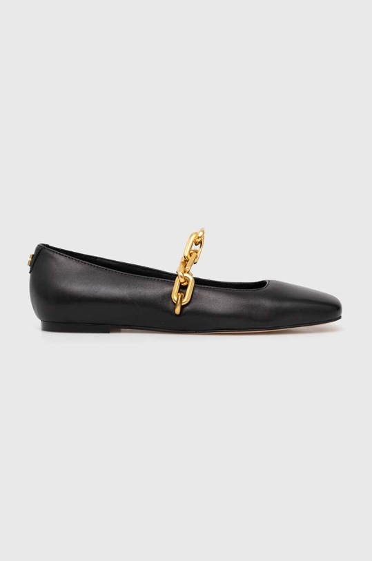 Guess ballerine in pelle LEVY FLTBLE.LEA02.BLACK nero AW24