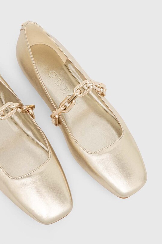 Guess balerini de piele LEVY aur FLTBLE.LEM02.GOLD