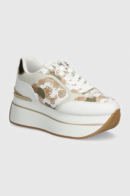 Tenisky Guess CAMRIO7 platforma bílá FLTCAM.ELE12.GREY