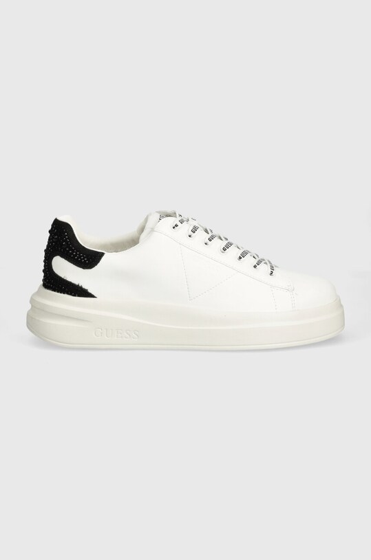 Tenisice Guess ELBINA FLTELB.LEA12.WHBLK bijela AW24