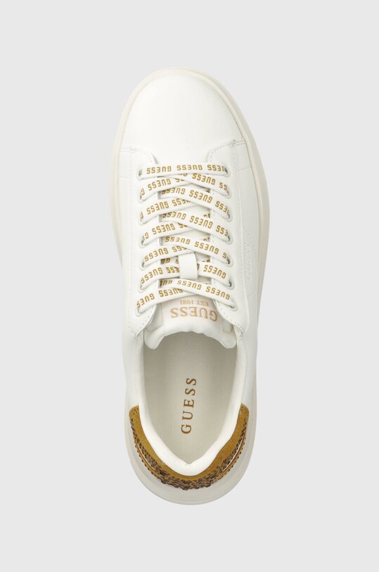 Guess sneakers din piele ELBINA alb FLTELB.LEA12.WHIGO