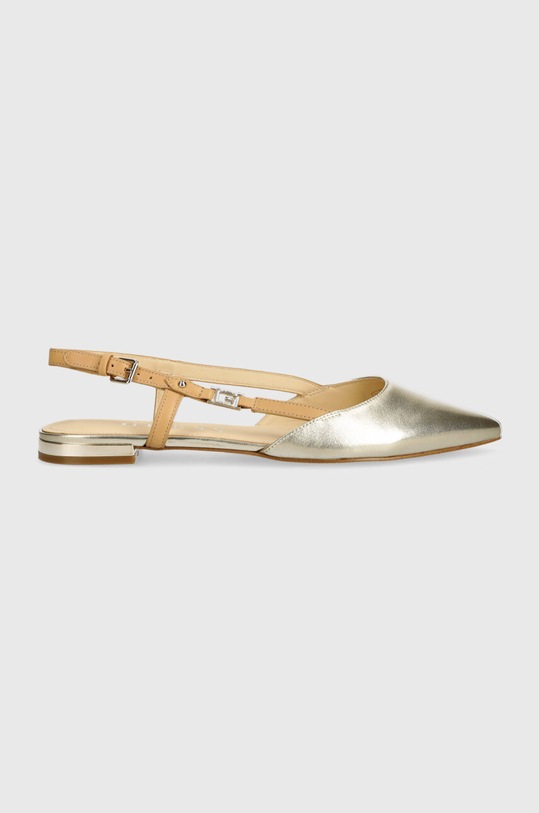 Шкіряні балетки Guess FOLLIER FLTFOL.LEM05.GOLD золотий AW24